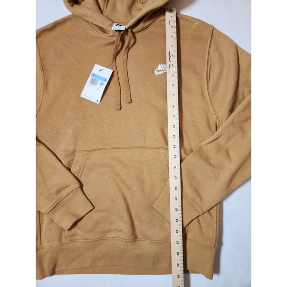 Nike Hoodie Men’s Medium | Cotton-Poly Blend | Flax Color - Picture 3 of 8
